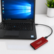 Портативный внешний SSD диск 4TB USB Type-C USB 3.1 металлический красный Portable SSD S102 фото 1