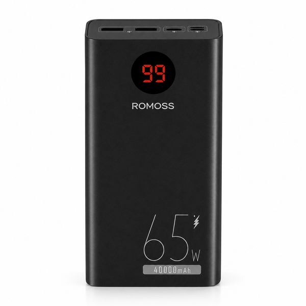 Повербанк ROMOSS PEA40 Pro 40000 мА&middot;год 65W Швидкозарядний зовнішній акумулятор P-65-40000 фото